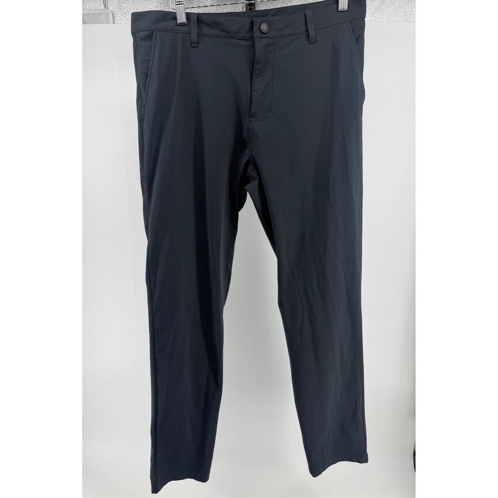 Rhone Commuter Pants Mens 35 Black Slim Fit‎ Performance Trousers COS-181